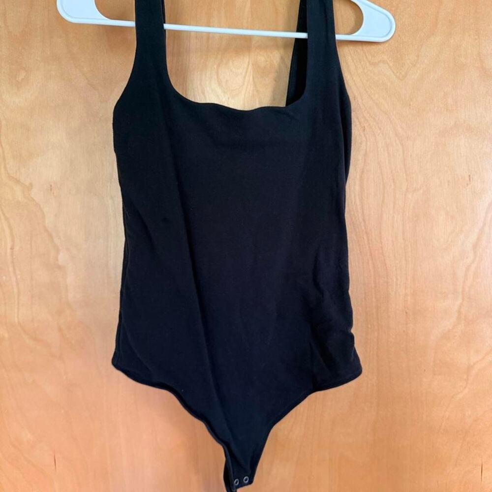 Black high waisted bodysuit from